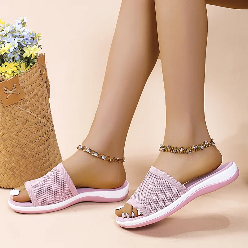 

Women Slipper 2022 NEW Summer Female Slides Thick Bottom House Shoes Couple Comfortable Bathroom Shoe Lady Indoor Non-Slip Flats
