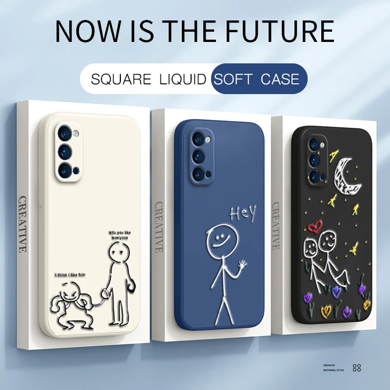 Чехол для OPPO Reno 4 Pro SE Z 5G, силиконовый, мягкий, противоударный, с 3D рисунком