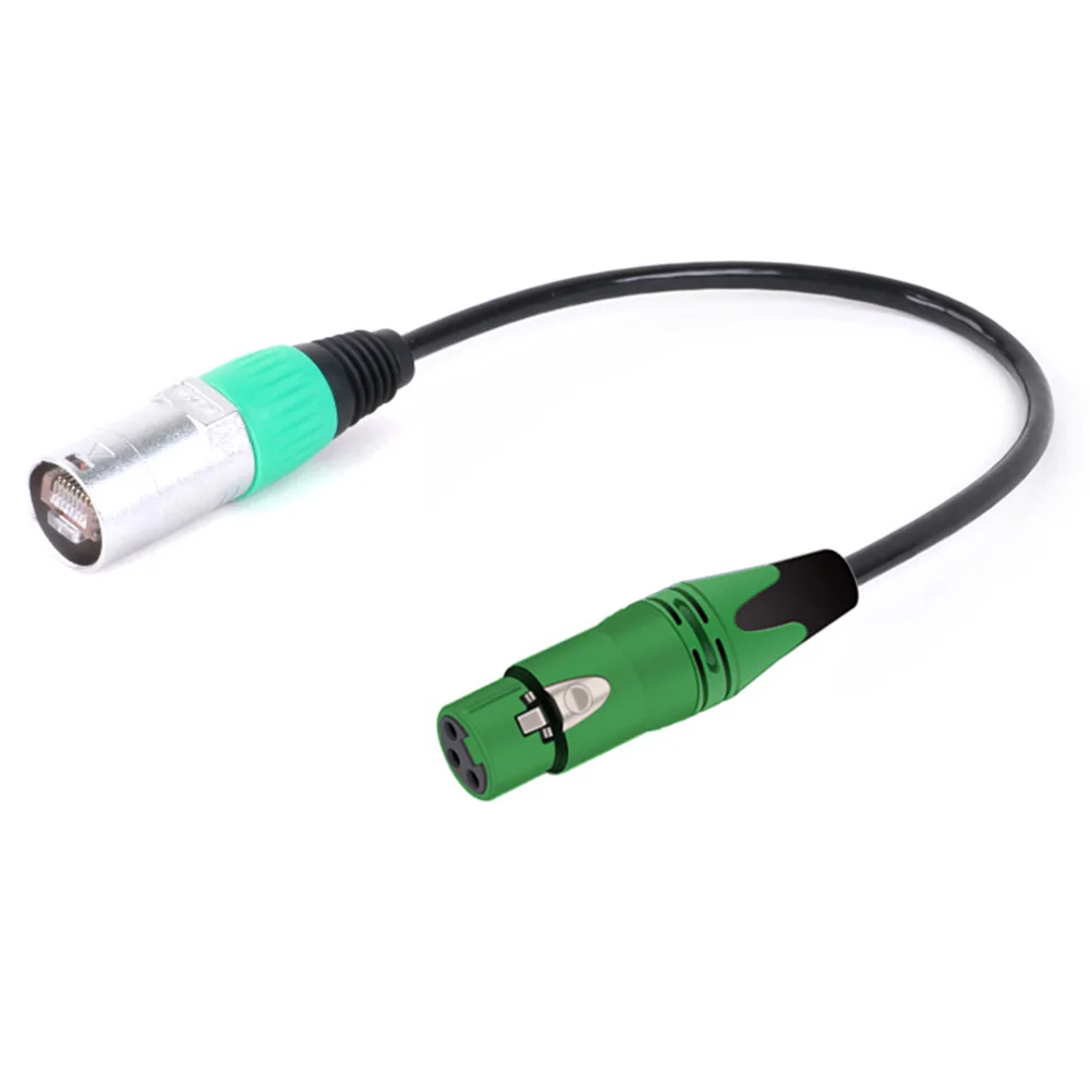 Кабель-переходник для интернет-адаптера XLR 3Pin к RJ45 Сетевой удлинитель типа штекер