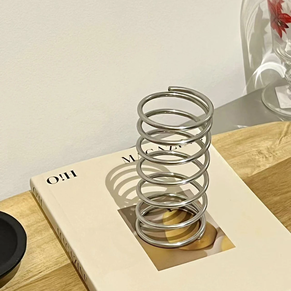 Держатель для зубных щеток Весенний держатель ручек из нержавеющей стали