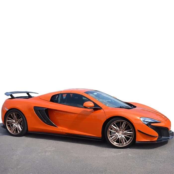 Бесплатная доставка комплект кузова для Mclaren 650s 650c сплиттер переднего бампера из