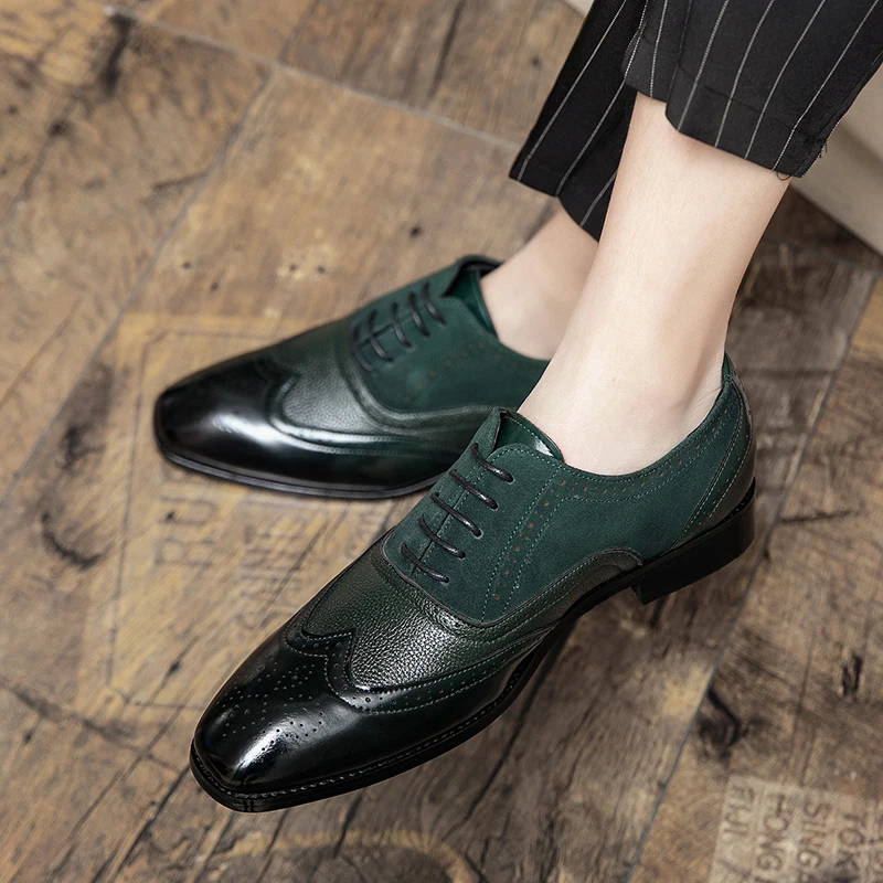

Men Dress Shoes Men Spring Wedding Fashion Office High Quality Leather Comfy Business Man Formal Shoes 2022 Men Shoes