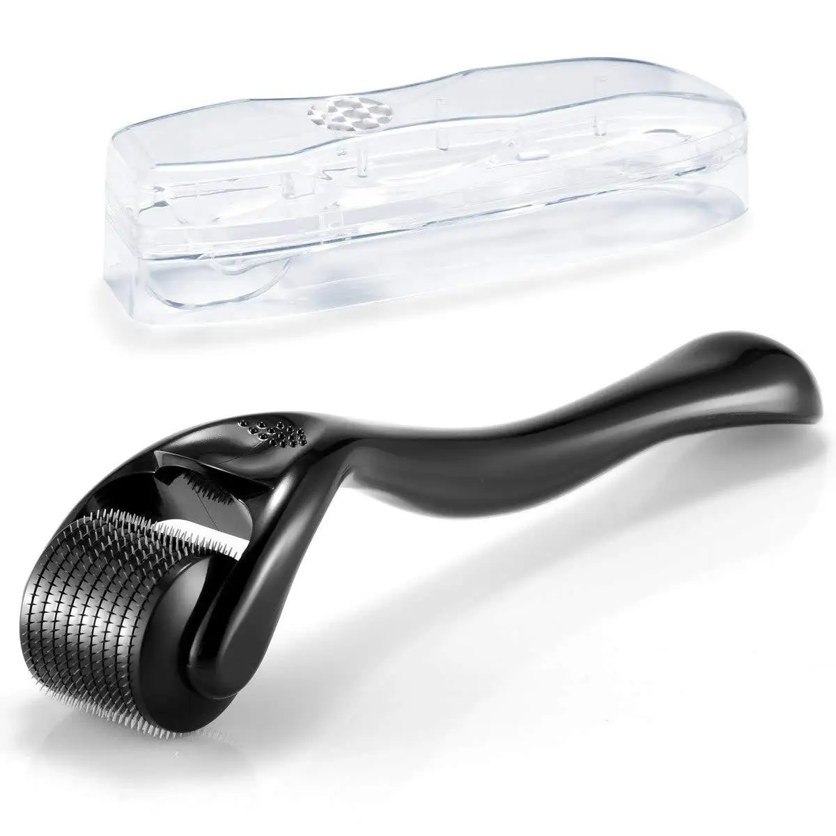 Черный Derma Roller 540 игла из нержавеющей стали ролик с микроиглами 0 25 3 мм для ухода за