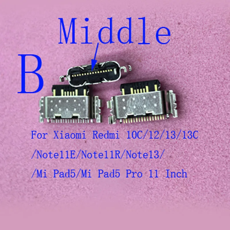 5-100 шт. док-станция для зарядного устройства, USB-разъем для Xiaomi Redmi 10C 13C 11 Pro 13 Note 12T Plus 11R 14 12 11E 11T Mi Pad 5 (art.: 3920d39b9f2da) - 3920d39b9f2da