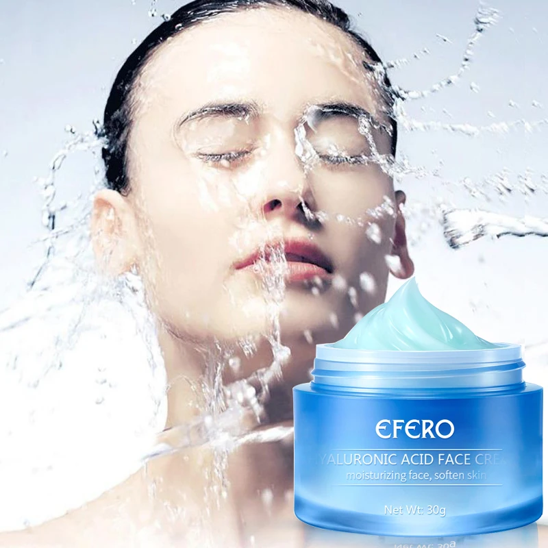 EFERO Hyaluronic Acid Cream Anti-Aging Anti-Wrinkle Shrink Pores Face Long-Lasting Moisturizing Oil Control Whitening Day Cream