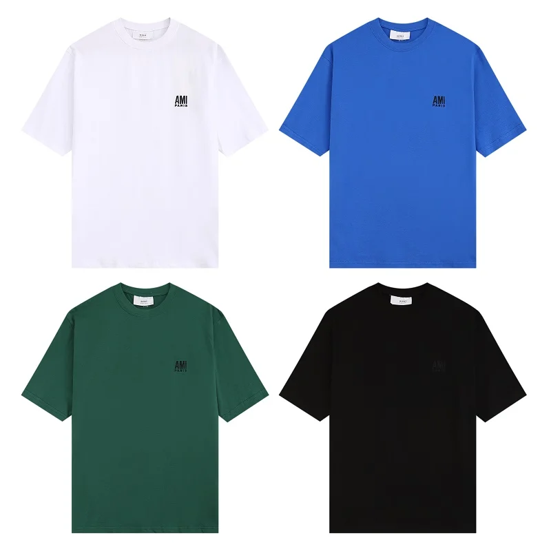 

2022 Summer French Fashion Brand Cotton Embroidered Top Short Sleeve T-Shirt Loose Breathable Casual Clothing