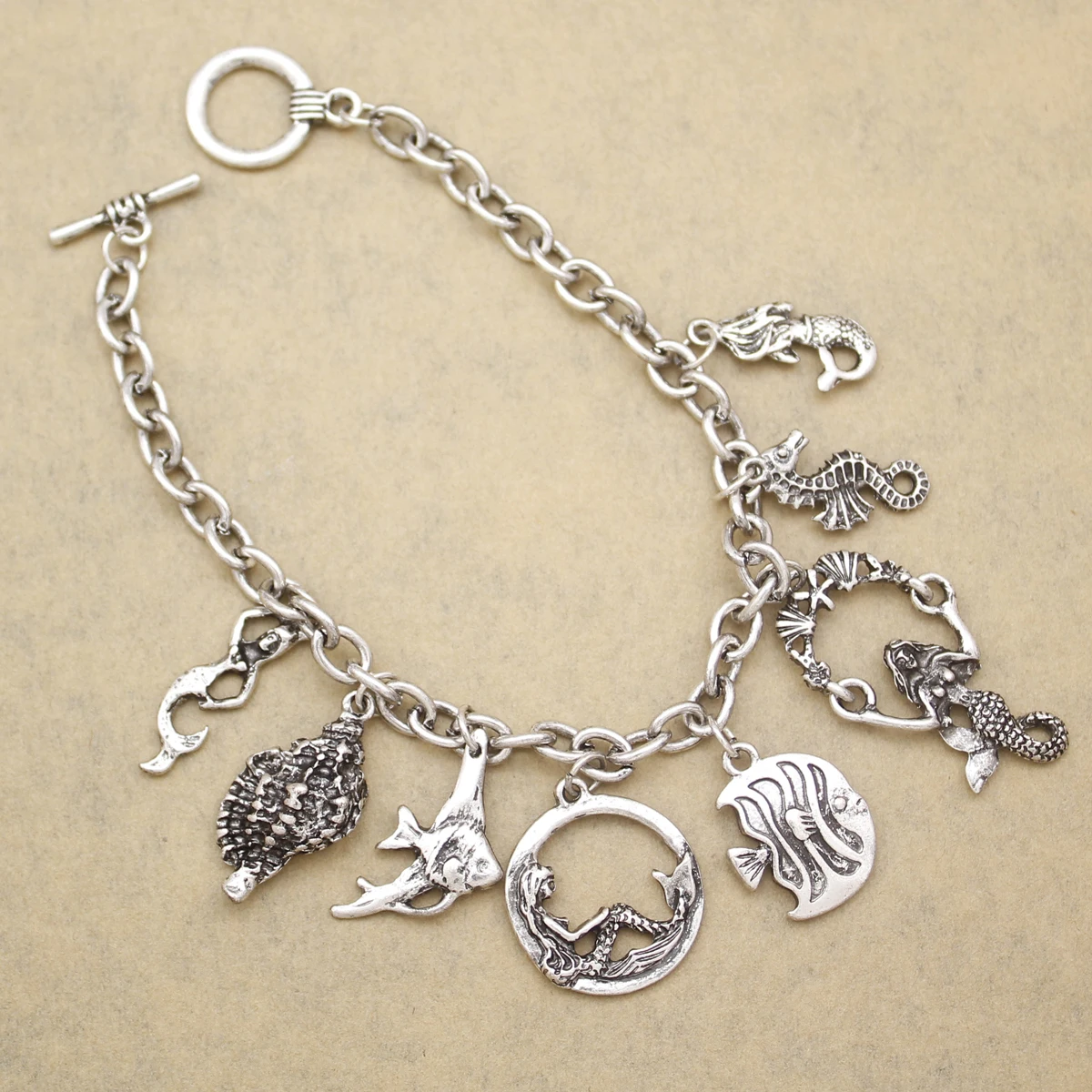 Женские браслеты с мифологическими сказочными бусинами шармы цепочка из звеньев