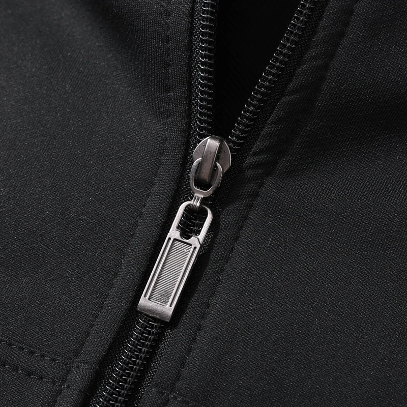 Мужской спортивный костюм черный с брюками в стиле хип-хоп |