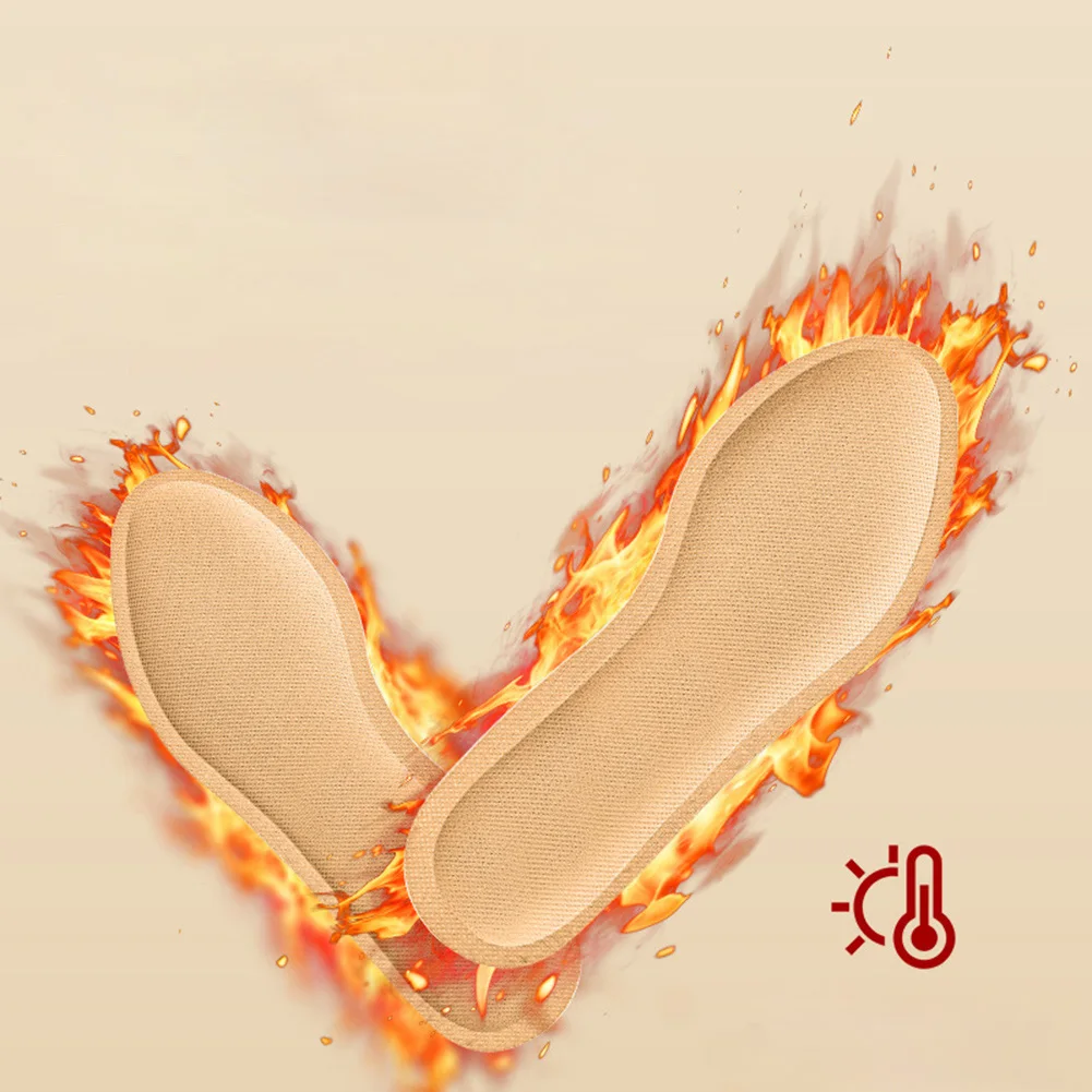 5Pairs Self-heating Shoe Insoles Foot Warmer Sticker Lasting Heat Patch Winter Keep Body Warm Paste Shoes Pads Foot Care Tool