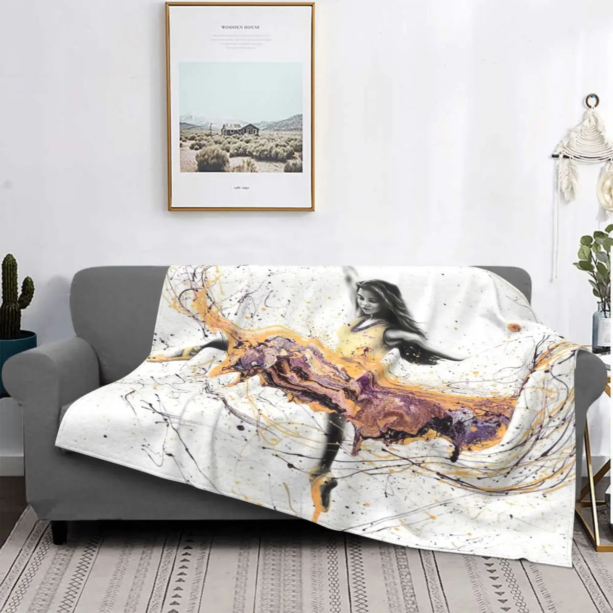 

Violetta-Manta de bailarina, para cama colcha, toalla a cuadros, playa, verano, alfombra de oración Islámica