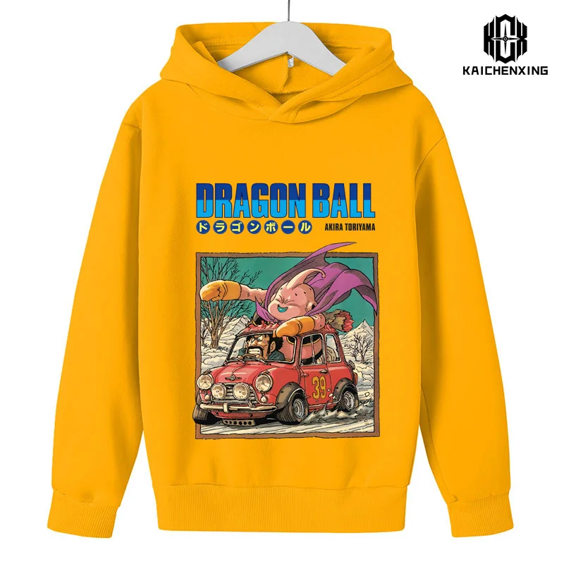 2023 Goku Casual Sweatshirt Anime Boys Hoodie Sweatshirt Dragon Ball Streetwear Top Pullover For Boys and Girls Fashion Hoodies images - 6