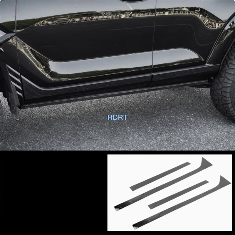 

Для Great Wall GWM Tank 400 2023 + Стайлинг автомобиля дверь боковой молдинг крышка против царапин кузов отделка полоса Аксессуары внешняя наклейка