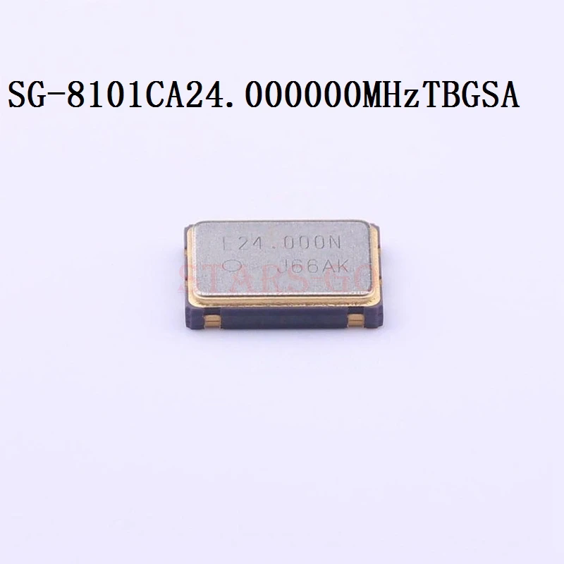 10PCS/100PCS 24MHz 7050 4P SMD 1.8~3.3V ±15ppm ST -40~+85℃ SG-8101CA 24.000000MHz TBGSA Pre-programmed Oscillators