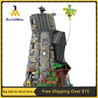Конструктор MOC Magic Harry Lovegood для дома, набор строительных блоков, средневековая вилла, дерево, хижина, сарай, модель сделай сам, строительные блоки, подарок на день рождения