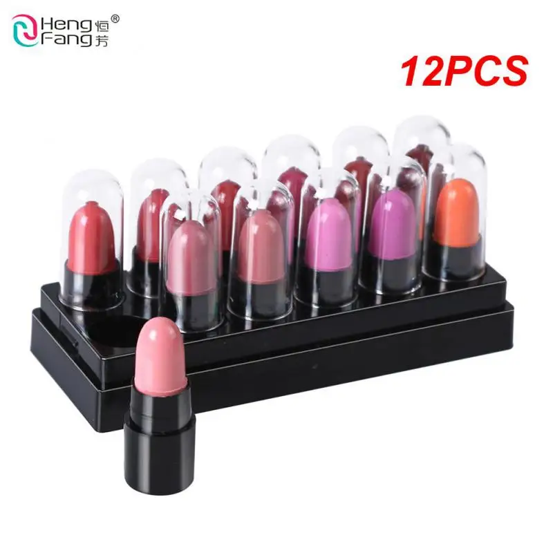 

12 шт., водостойкий Увлажняющий блеск для губ, 12 цветов