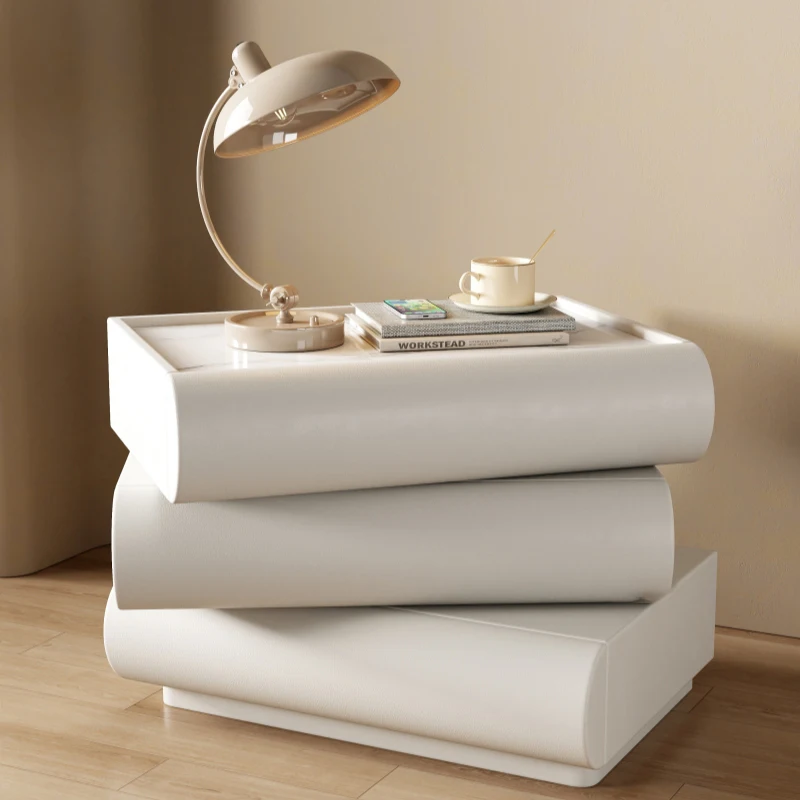 Creative Modern Nightstands Wooden Nordic Mobile Luxury Smart Bedside Table Storage Cheap Mesita De Noche Bedroom Furniture