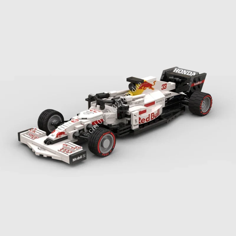 

262PCS MOC Speed Champions F1 Red Bull Racing RB16B Racing Model Building Blocks Technology Bricks DIY Assembly Kids Toys Gifts