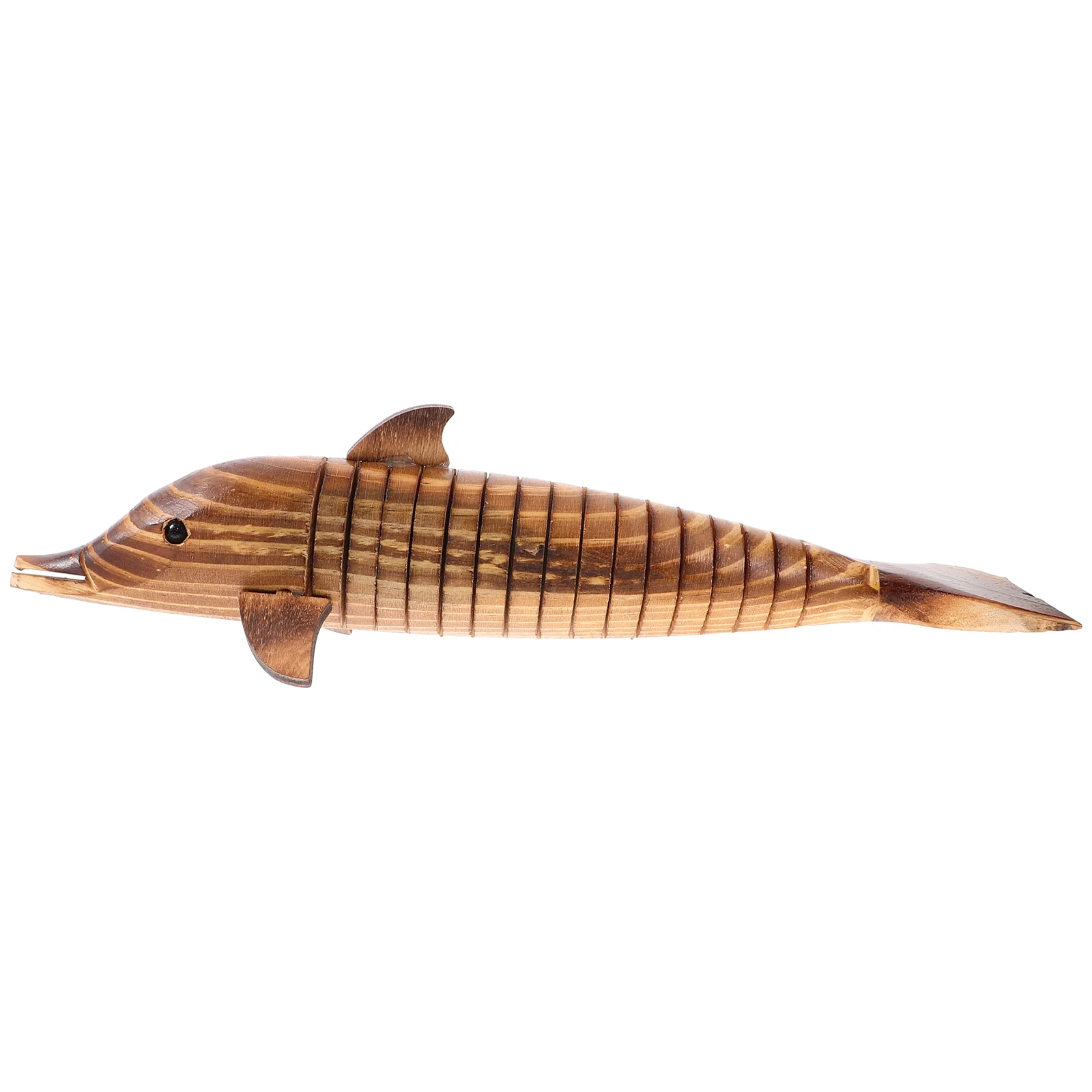 

Retro Decor Dolphin Figurine Sculpture Toy Decorate Wood Figurines Desktop Statue Wooden Model Child Ornaments