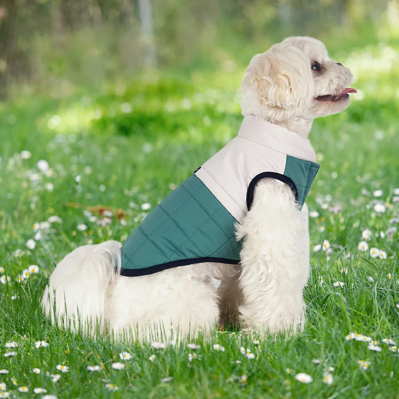 

Dog Clothes Pet Dog Small Dog Teddy Bichon Autumn and Winter Thick Warm Fashion Clothes Vest Dog Clothes Pet Clothes