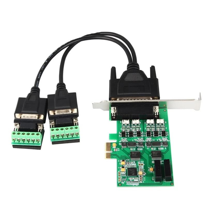 

PCI Express на 2 порта, высокоскоростная фотография/485 серийная карта Pcie, плата контроллера, дополнительные карты EXAR XR17V352