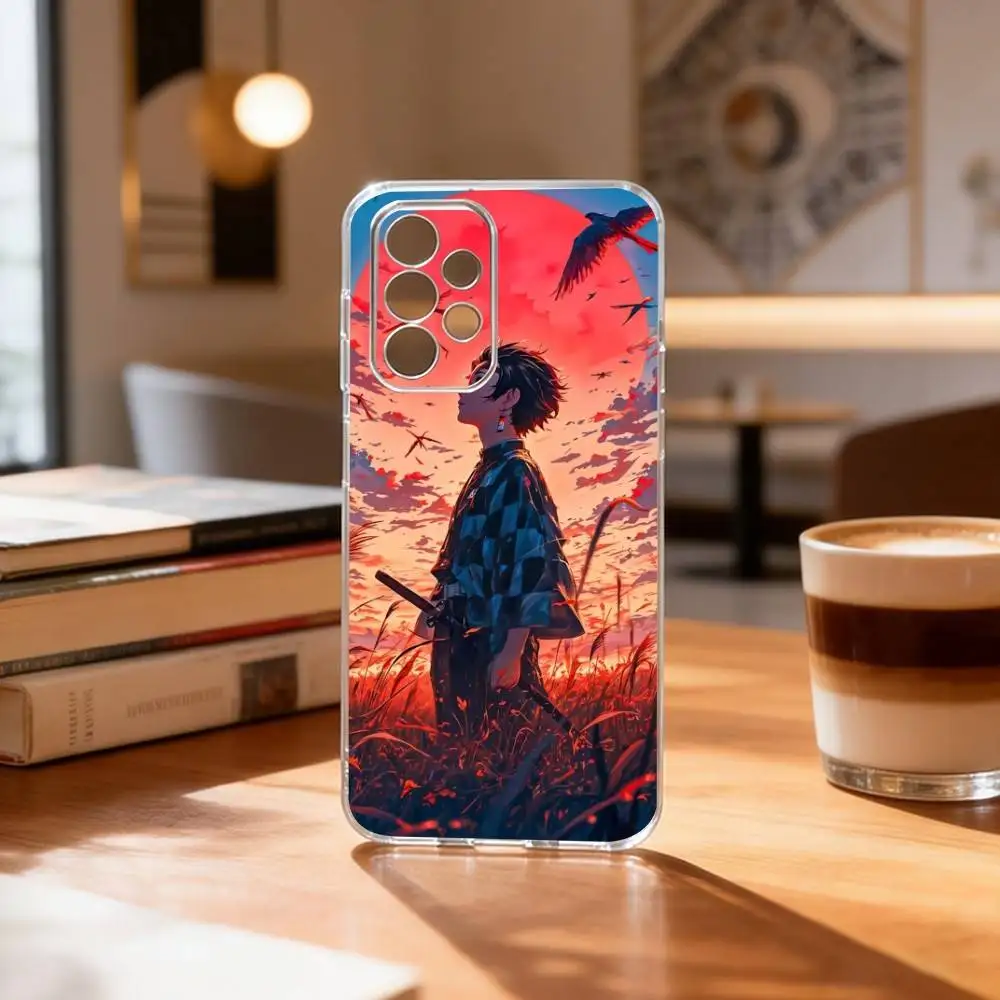 Прозрачный чехол для телефона Demon Slayer Tanjiro Nezuko для Samsung S25, S24, S21, S22, S23, S30, Ultra, S20, Plus, Fe (art.: 3920d99fecfd0) - 3920d99fecfd0