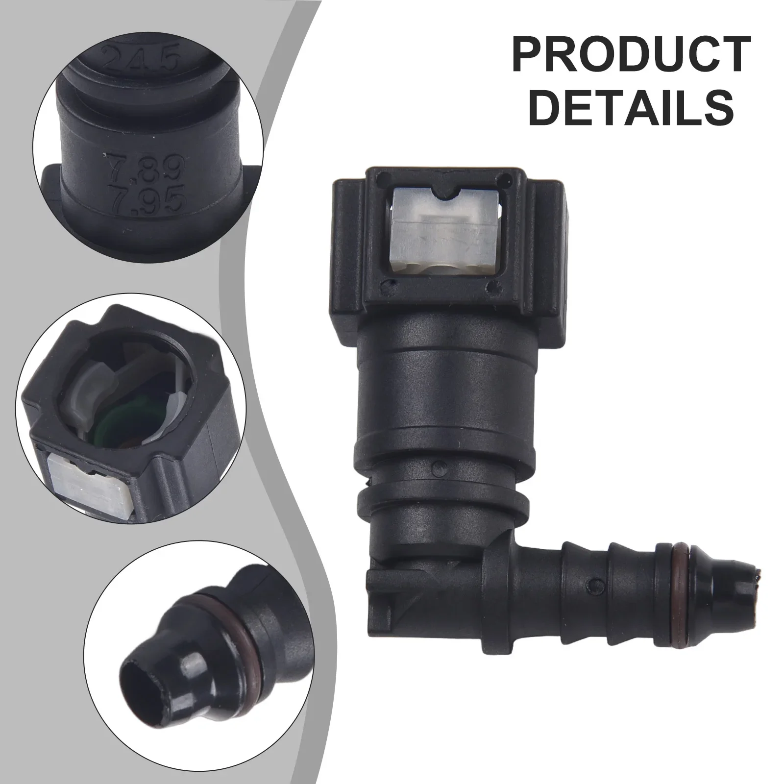 

Совершенно новые автомобильные детали, быстроразъемный топливный провод, подключение 7,89 мм, автомобильный разъем топливной линии ID6, пластик