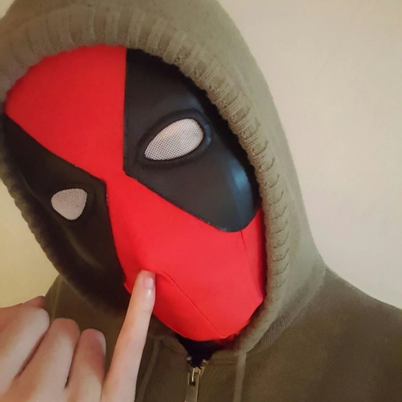 Deadpool Cosplay Mask Superhero Wade Winston Wilson Leica Mask Halloween Costume Accessories Props