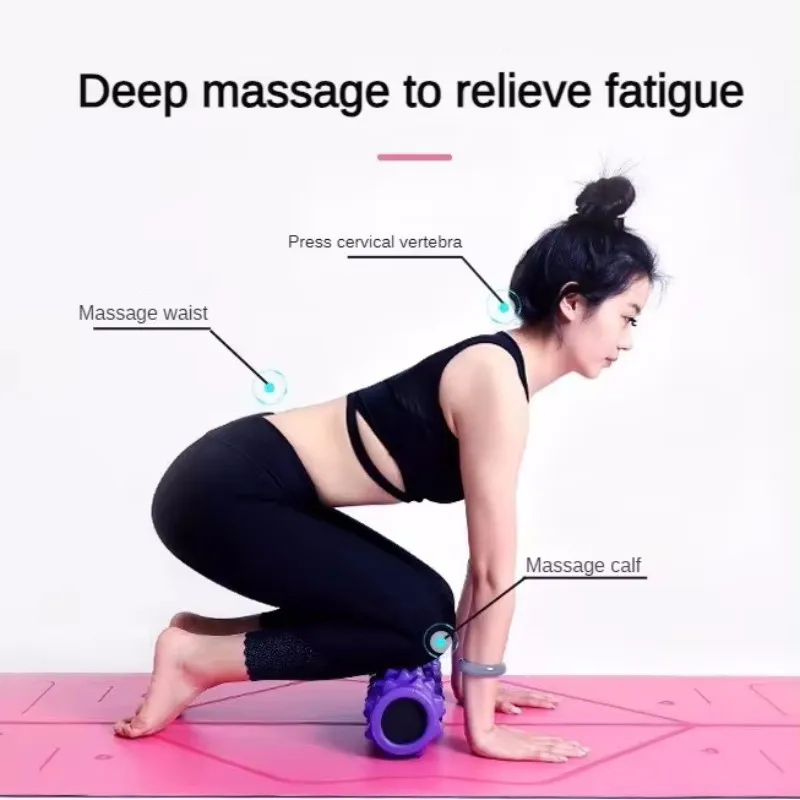 Массажный ролик Lezyan диаметром 33 см с волчьими зубьями