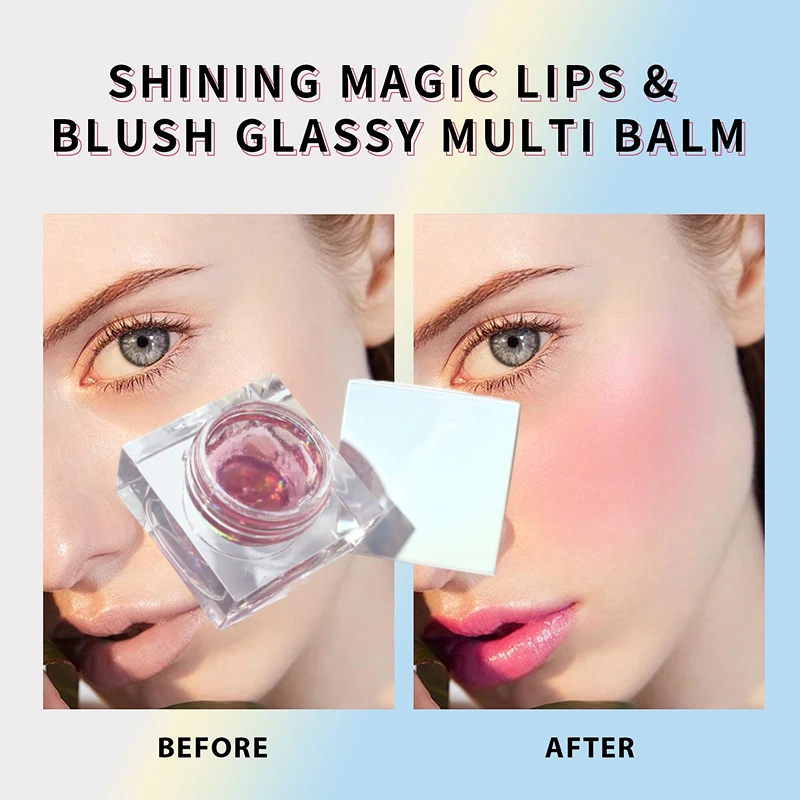 

Clear Color Changing Blush Natural Powder Lasting Temperature Control Color Changing Lipstick Lip Facial Moisturizing Lip Makeup
