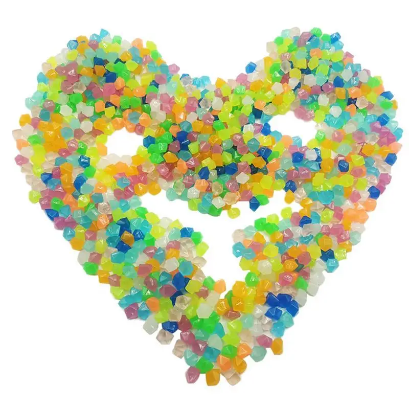 

300 шт./упаковка, светящиеся в темноте камни для аквариума