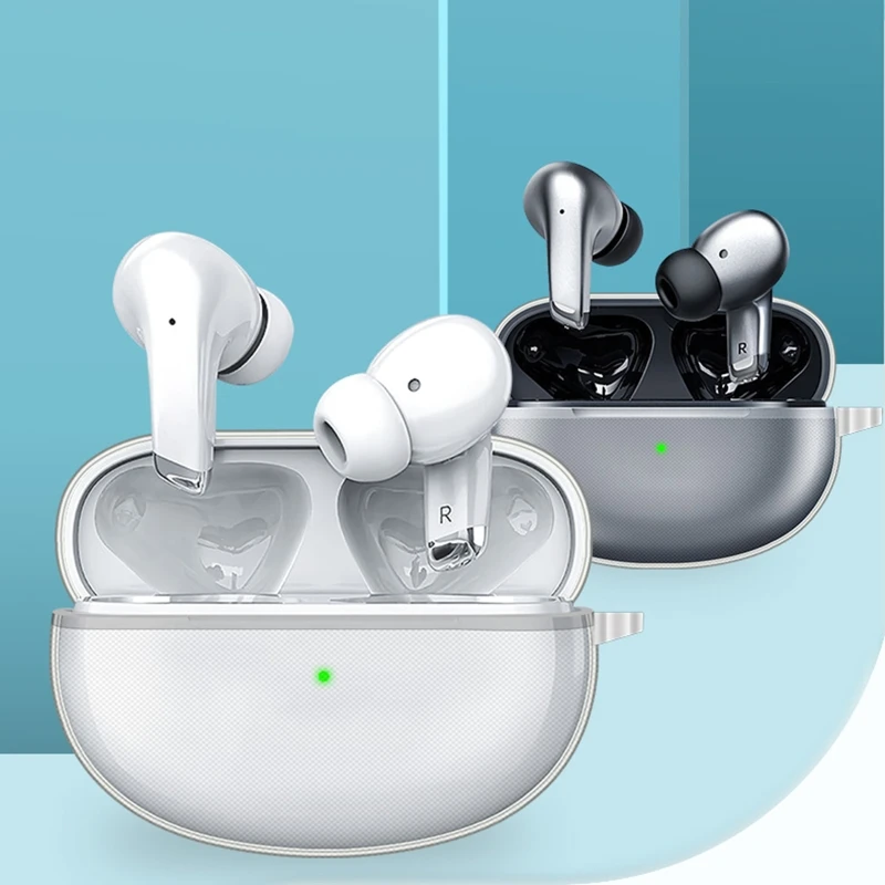 Прозрачный противоударный чехол, подходит для lenovo LivePods LP5 /LP40 Pr, водонепроницаемые наушники, защита наушников, нескользящий рукав