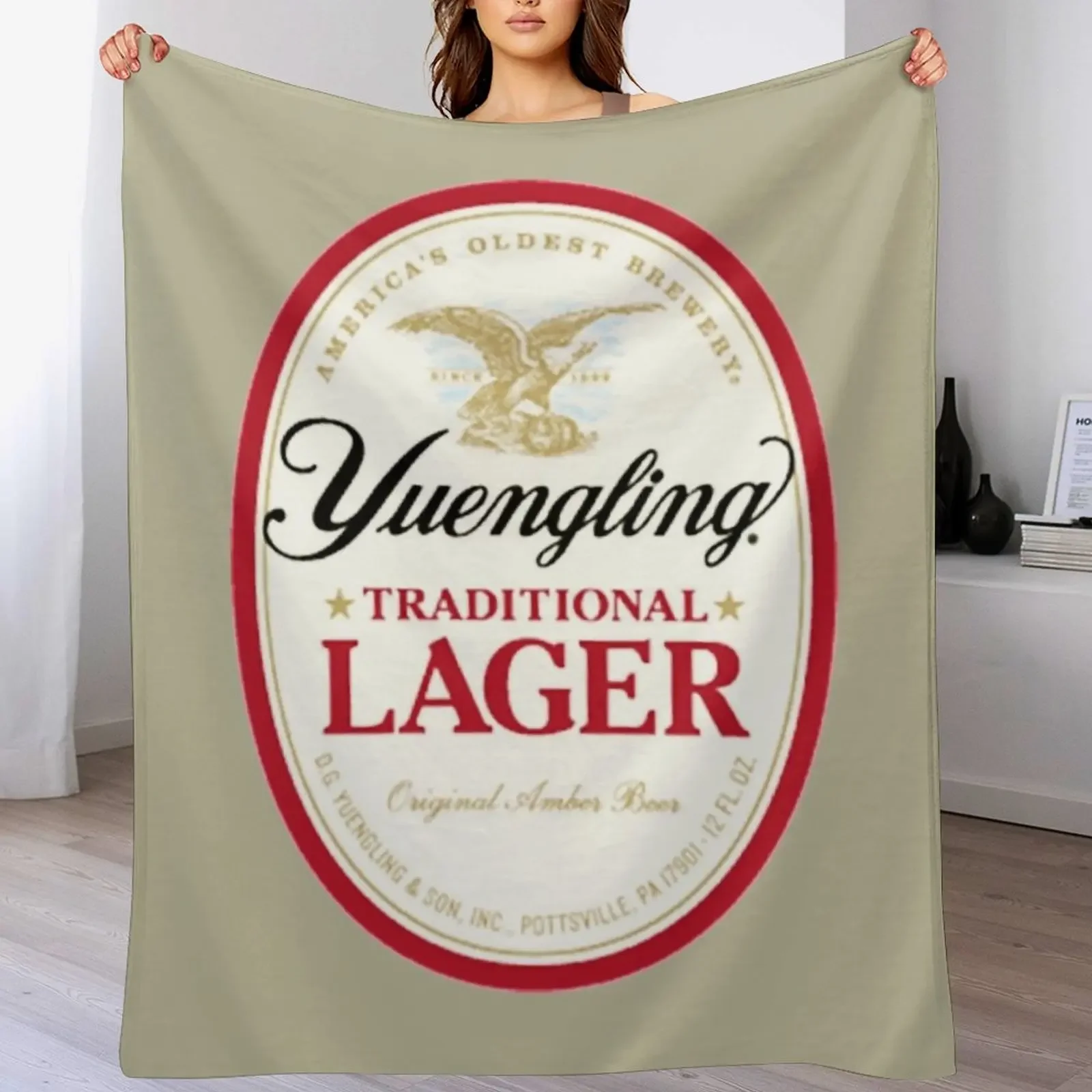 Фото ХИТ ПРОДАЖ - Теплое фланелевое одеяло Yuengling для дивана, кресла, спальни №1