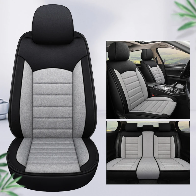 

Car Seat Covers For Hyundai I30 Ix35 Kona I40 I20 Tucson Ioniq Elantra Mistra Verna Universal Full Set Flax Auto Accessories