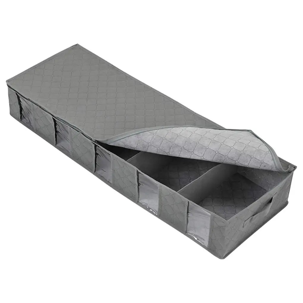 Складной органайзер для одежды под кровать Регулируемый разделитель сумка