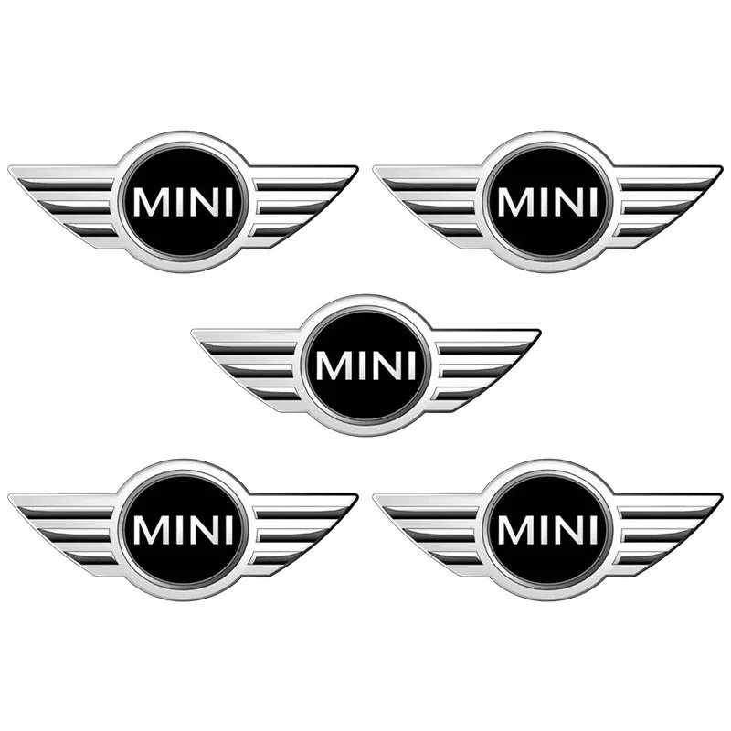 2/5/10/20 шт. наклейки с эмблемой ключа автомобиля, логотип ключа авто управления, аксессуары для BMW MINI WORKS One Cooper JCW R60 R59 R58 R57 R56 R55