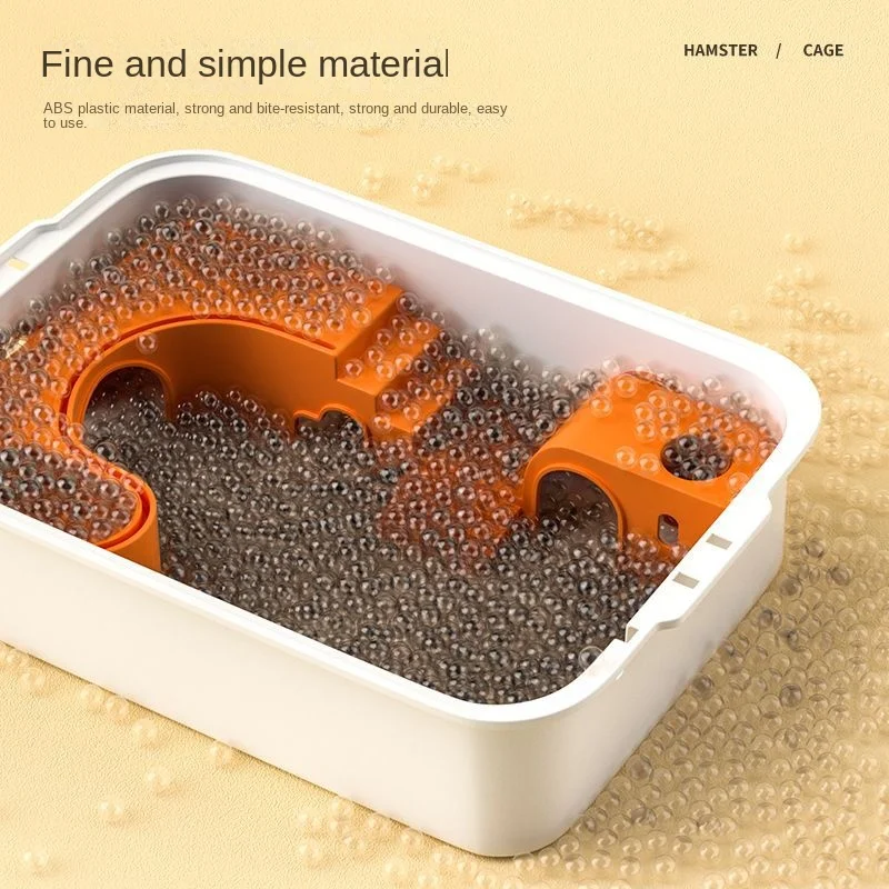 Вместительное здание хомяка: большая декоративная клетка с колесиком игрушками