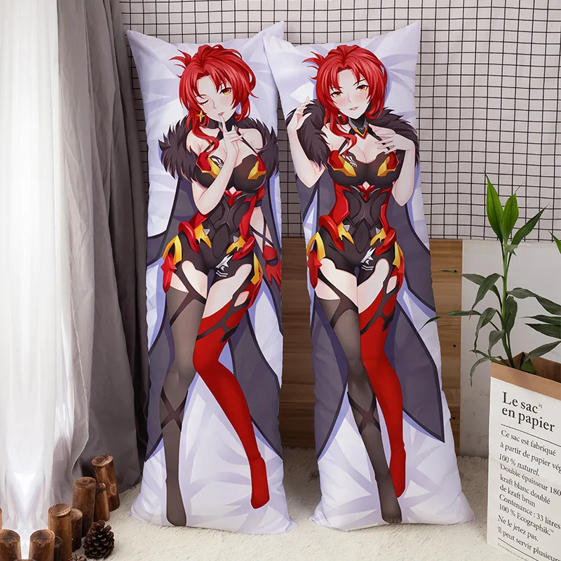 

Honkai Impact 3 Murata Himeko Dakimakura Sexy Pillowcase Pillow Cover Body Hugging Cushion Case Otaku Home Bedding Decor Gift