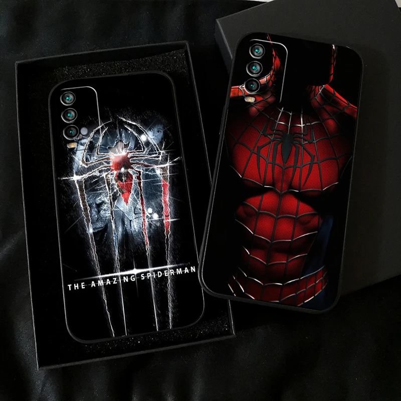 

Avengers Spiderman For Xiaomi Redmi 9T Phone Case For Redmi 9T Funda Silicone Cover Coque Back Carcasa Soft