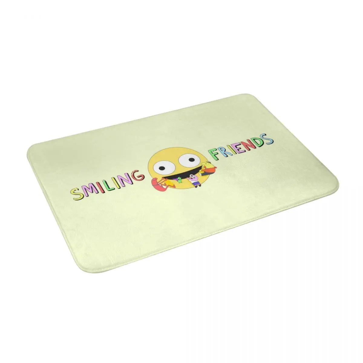 

Smiling Friends Bath Door Floor Mat Rug Carpet Entrance Living Room Home Kitchen Doormat Bedroom Sand Scraping Dust Dancing
