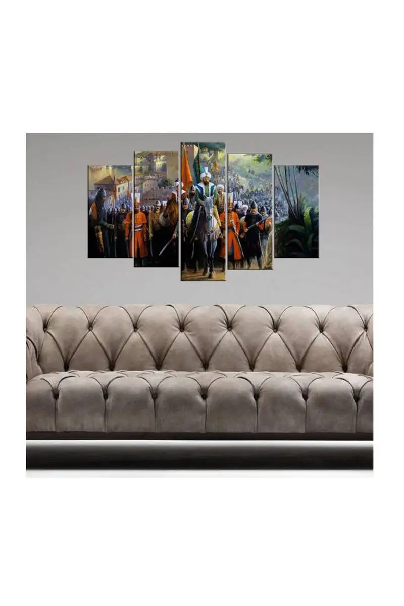 

Conqueror of Sultan Mehmet 5 Piece Mdf Tablo-3079