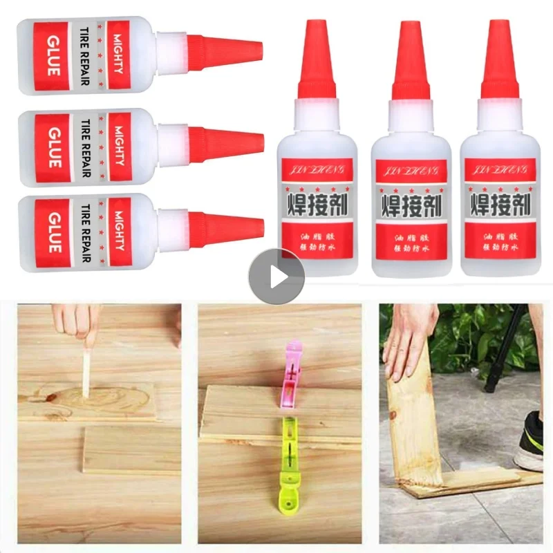 

14/50g Mighty Tire Repair Glue Welding Agent Fast Repair Curing Universal For Welding Glue Plastic Wood Metal Rubber Curing Glue
