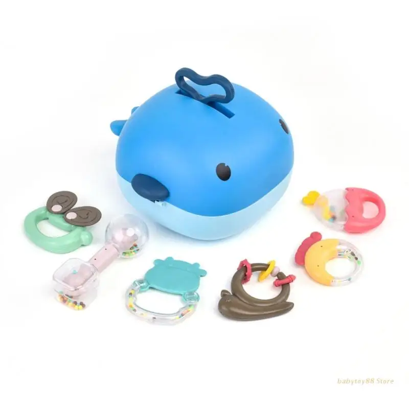 

Детская развивающая игрушка-погремушка Y4UD в форме колокольчика для детей 0-12 месяцев