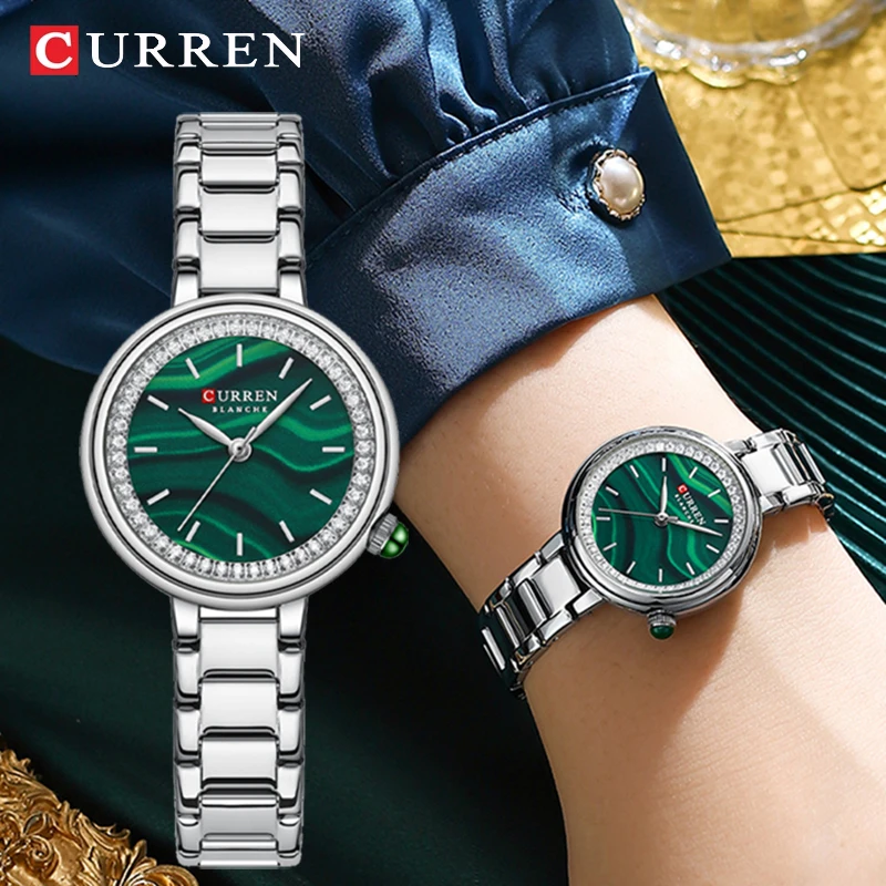 

Женские кварцевые часы с хронографом, из нержавеющей стали