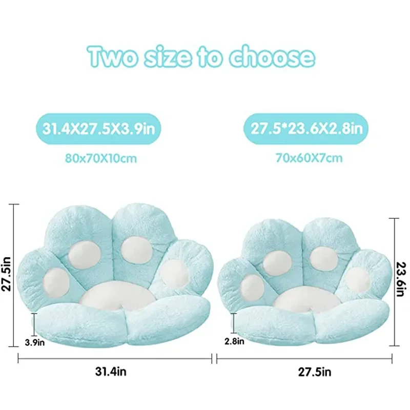 

2023 2023 Armchair Seat Cat Paw Cushion for Office Dinning Chair Desk Seat Backrest Pillow Office Seats Massage Cat Paw Cushion