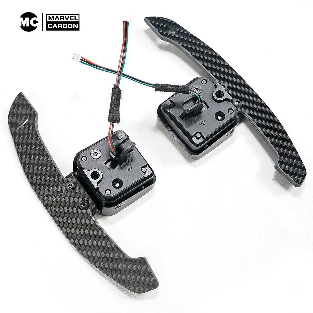 Лопатка переключения передач из углеродного волокна совместимая с серией Audi: 1 2 3