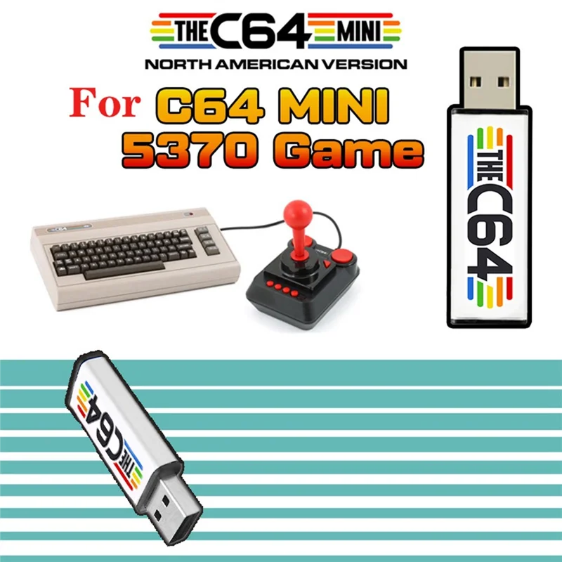 USB-накопитель для мини-игровой консоли C64 в стиле ретро подключения и игры U-диск
