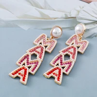 popular earrings bright luster accessory long lasting shining earrings drop earrings women earrings 1 pair