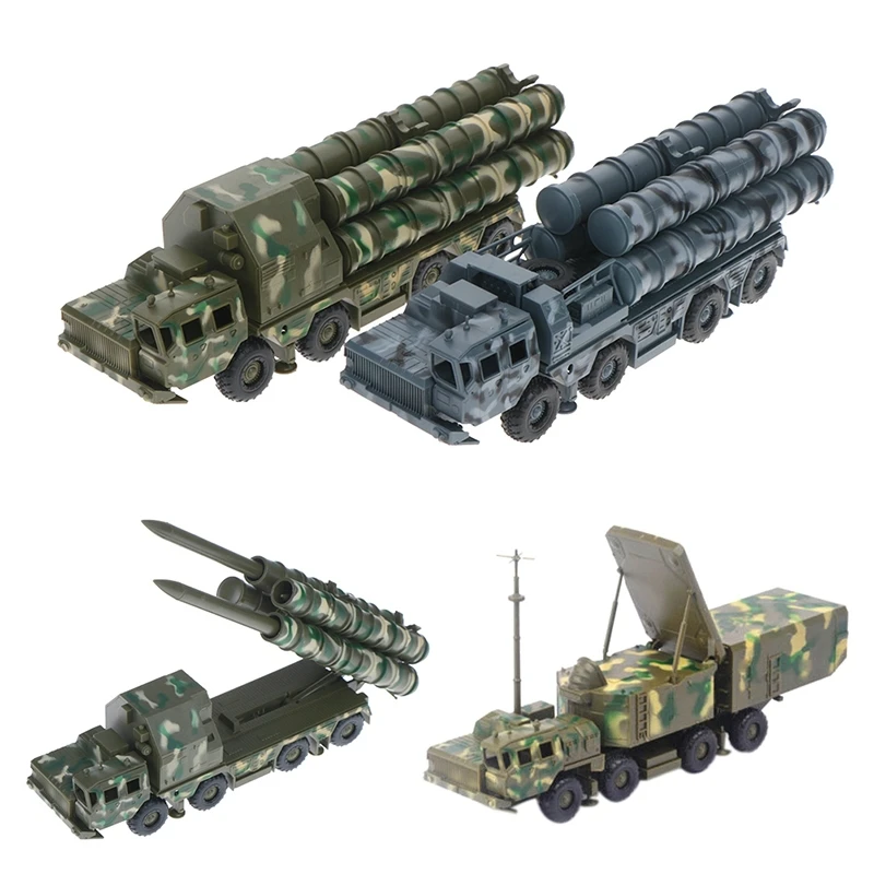 

1:72 Russia Army S-300 PMU Missile System Radar Vehicle Plastic Assembled Truck 4D Puzzle Building Kit Military Car Model Toy