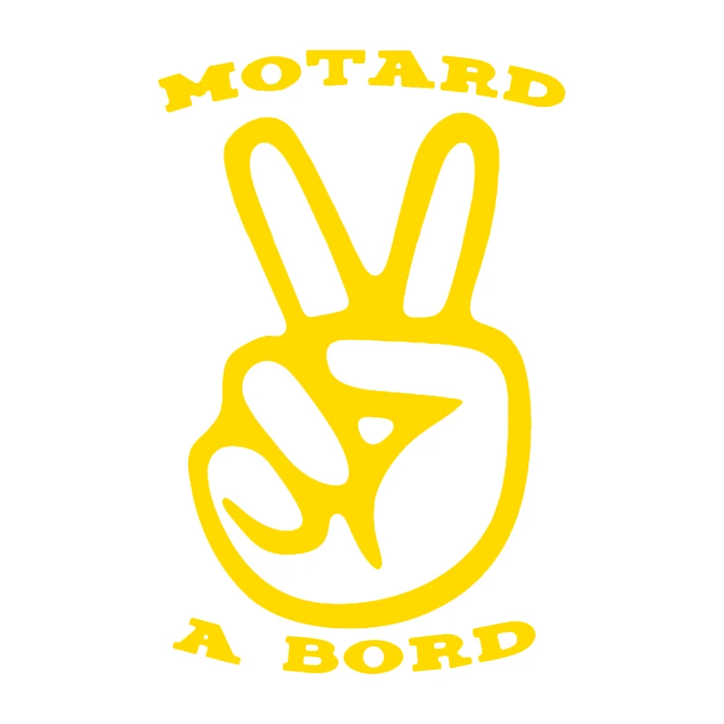 

13x20 см высекающая виниловая наклейка Motard A Board Автомобильная наклейка водонепроницаемые автомобильные декорации на кузове автомобиля бампер заднее окно