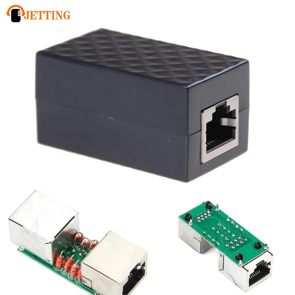 Адаптер Ethernet RJ45 LAN, устройство защиты от всплесков напряжения